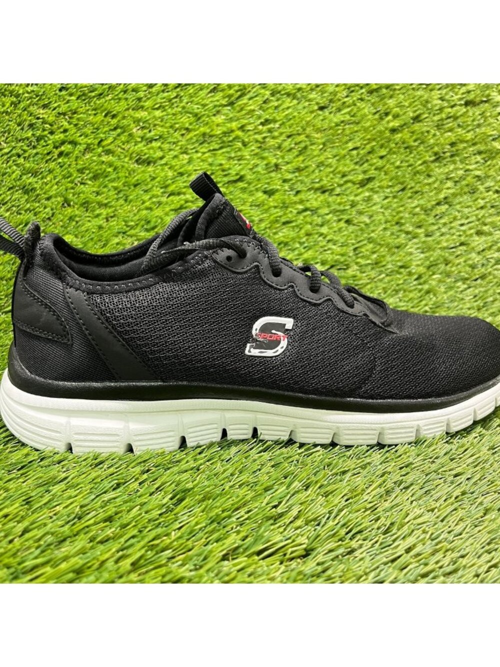 Skechers Reiff Performance Mens Size 10.5 Black Athletic Running Shoes Sneakers